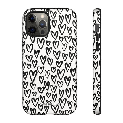 Dark Thoughts in Urban Heart - Tough Phone Case