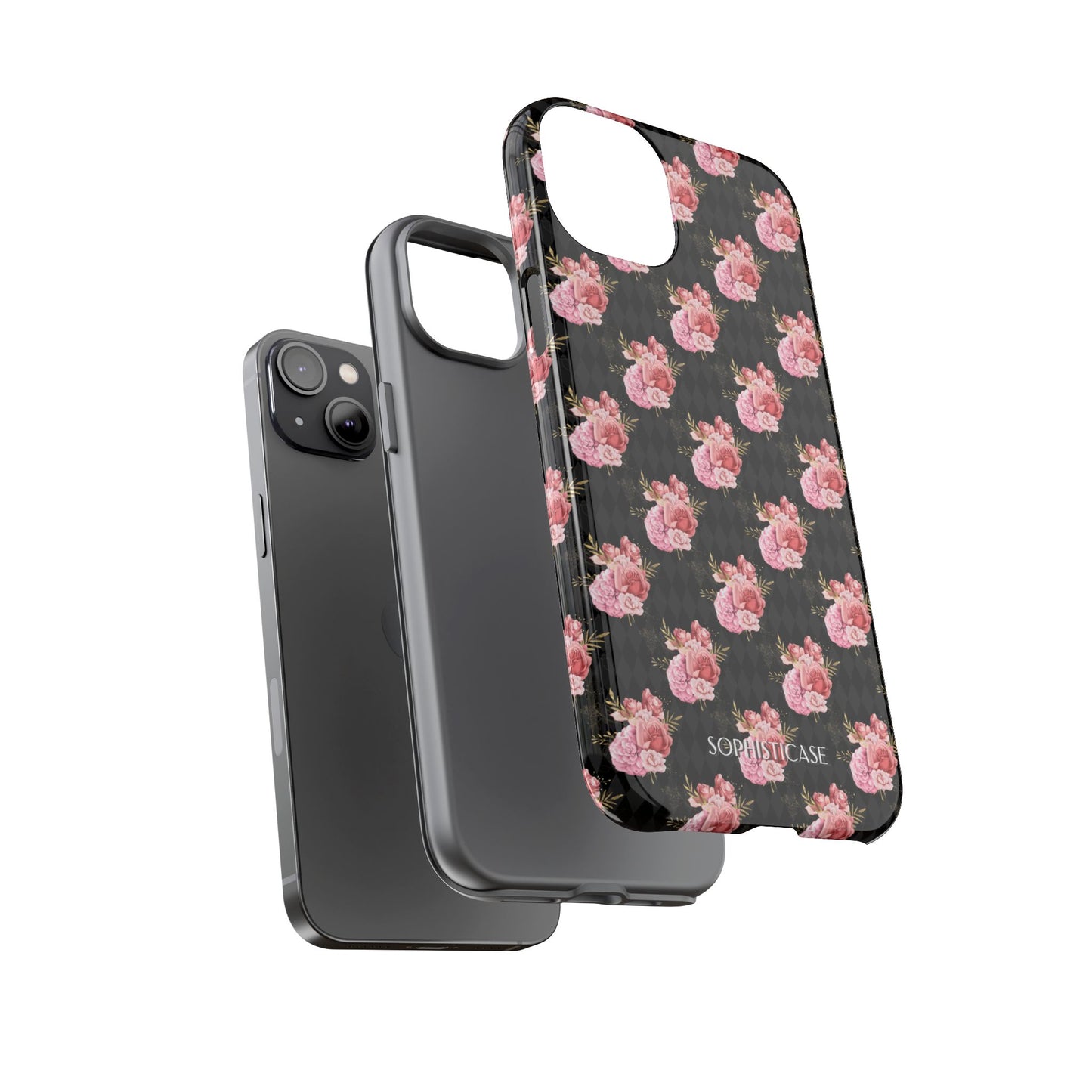 Rose Diamond Romance in Vivienne - Tough Phone Case