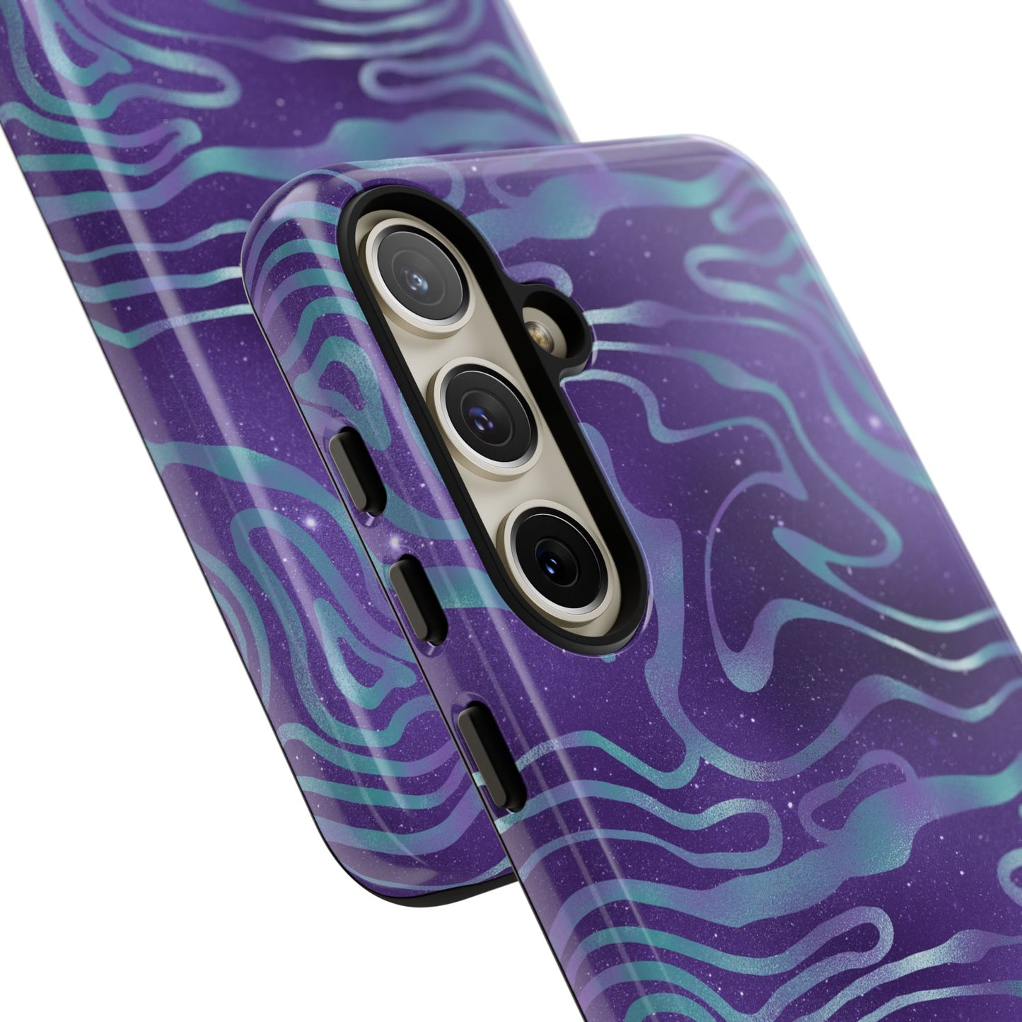 Cosmic Zebra in Blue & Purple - iPhone Case, Samsung Galaxy Case, Google Pixel Case