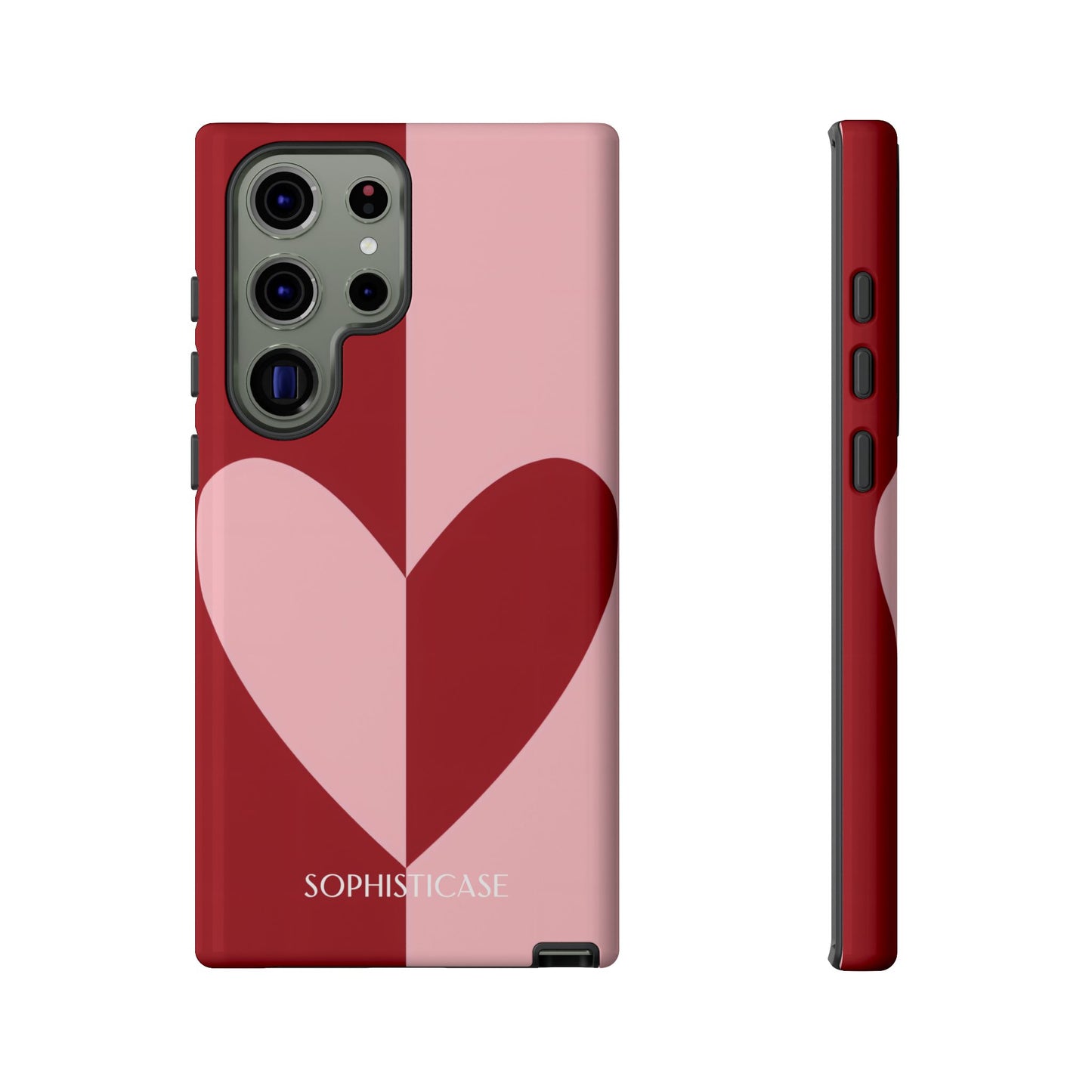 Be Mine in Red and Pink - iPhone Case, Samsung Galaxy Case, Google Pixel Case