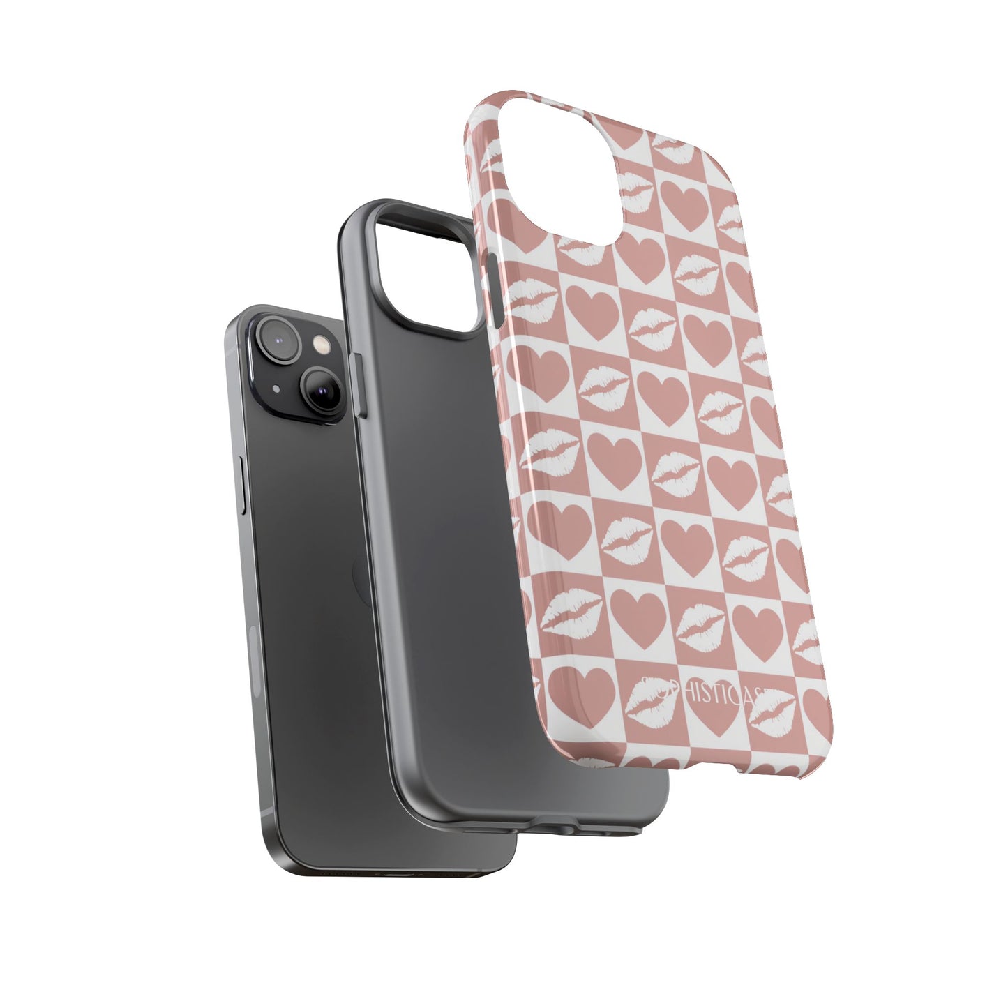 Belle Amie in Neutral Brown - Galentines Release - Drop Proof Protective Phone Case for iPhone, Samsung Galaxy and Google Pixel