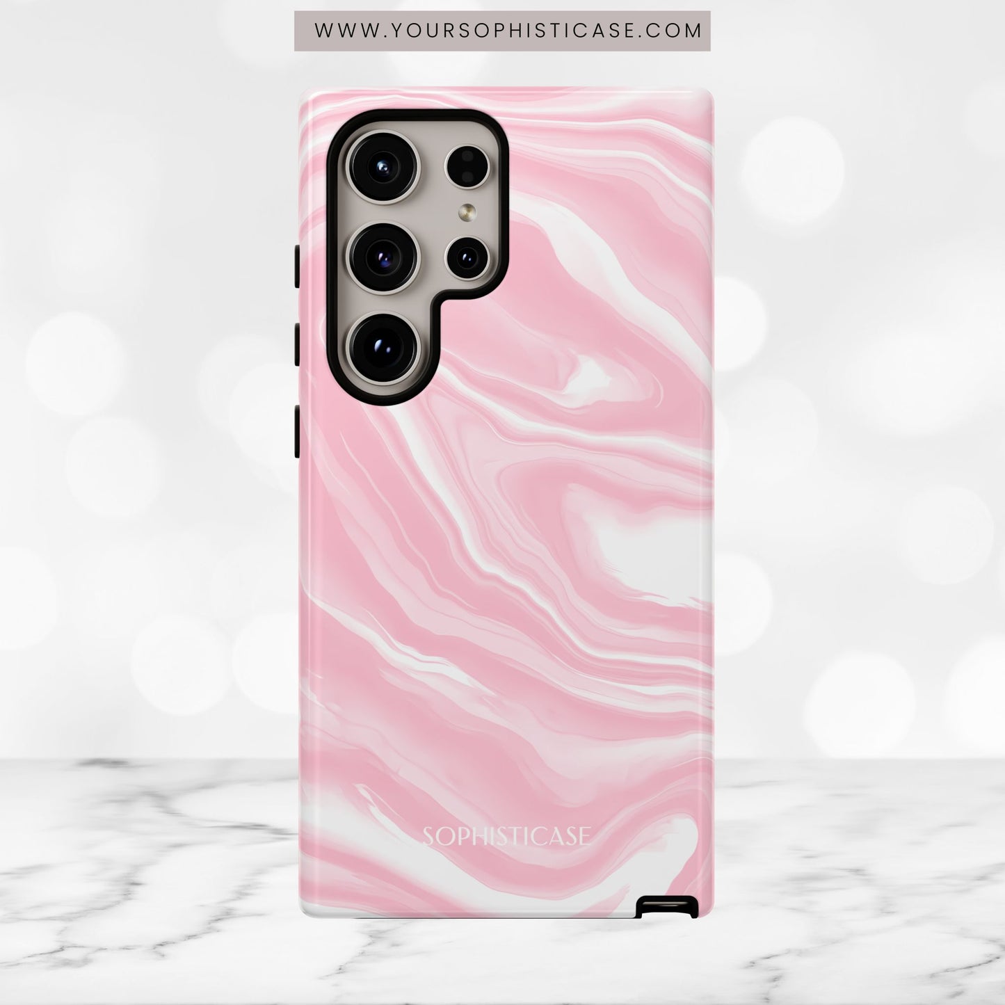 Liquid Dreams in Pink - Tough Phone Case
