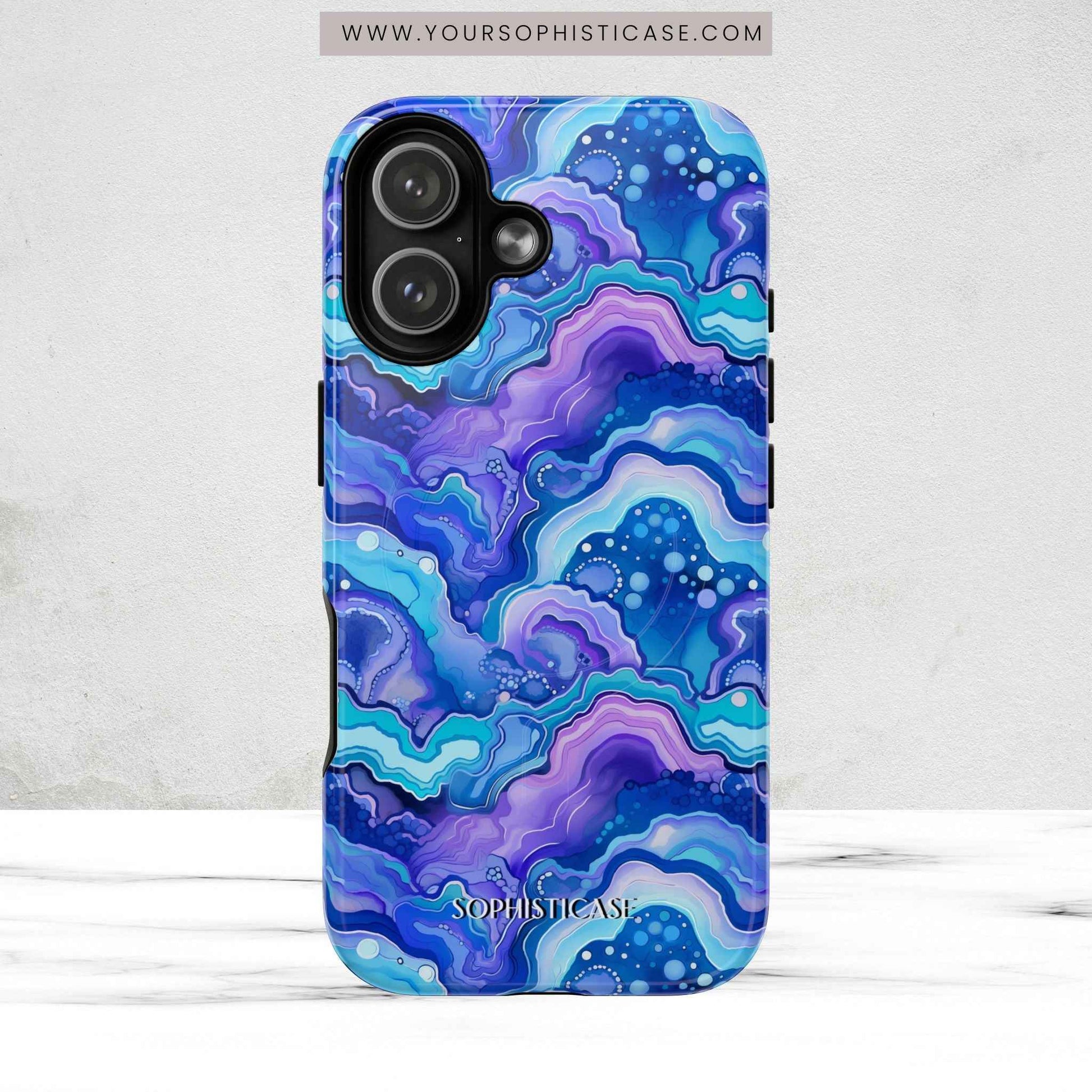 Nightstone in Lapis Wave - Magsafe Case