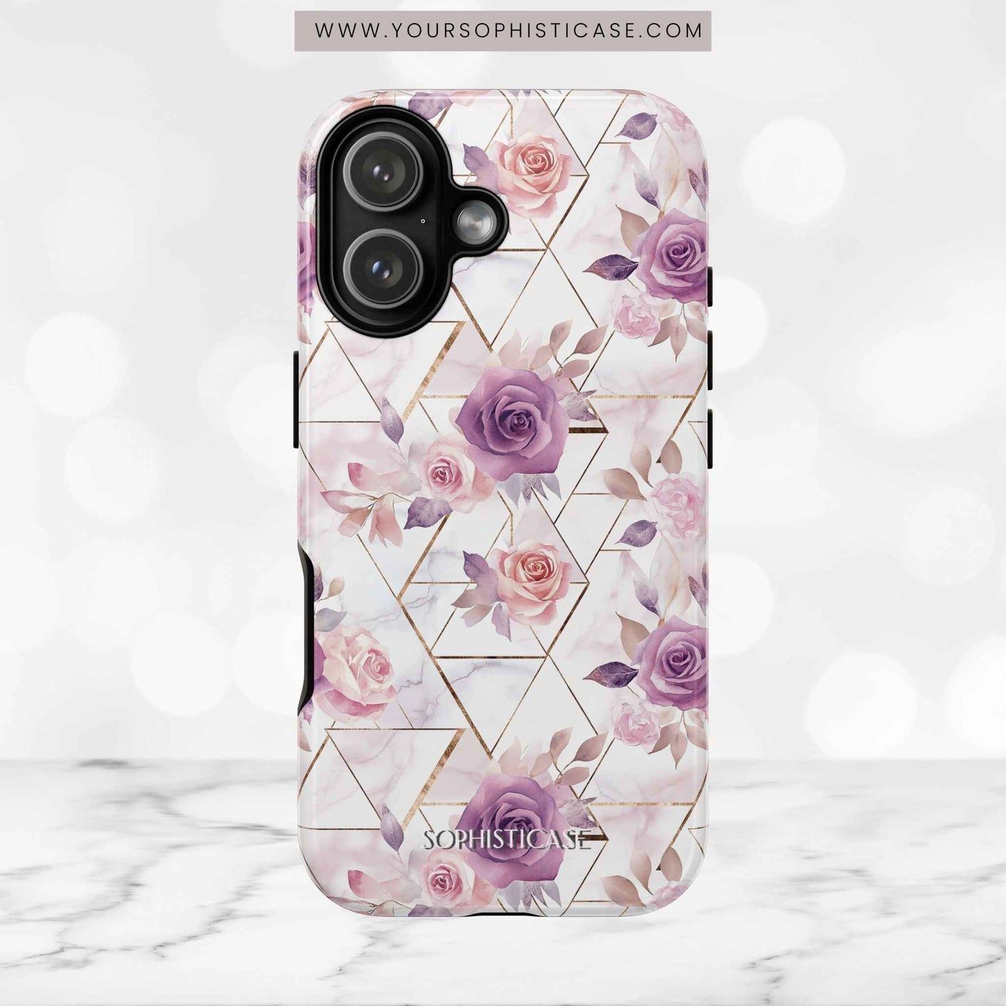 Royal Floral in Rose Royale - Tough Phone Case