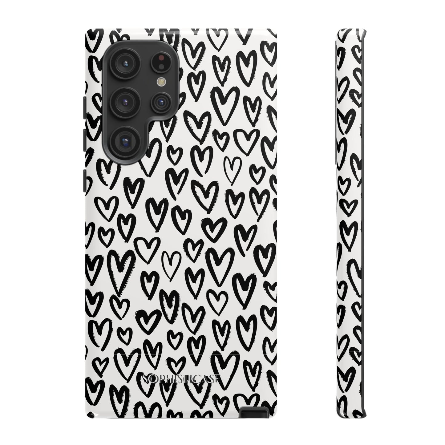 Dark Thoughts in Urban Heart - Tough Phone Case