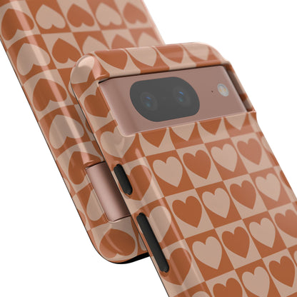 Tough Love in Brown - Tough Phone Case
