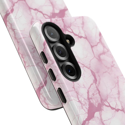 Marble Opulence in Pink - Tough Phone Case