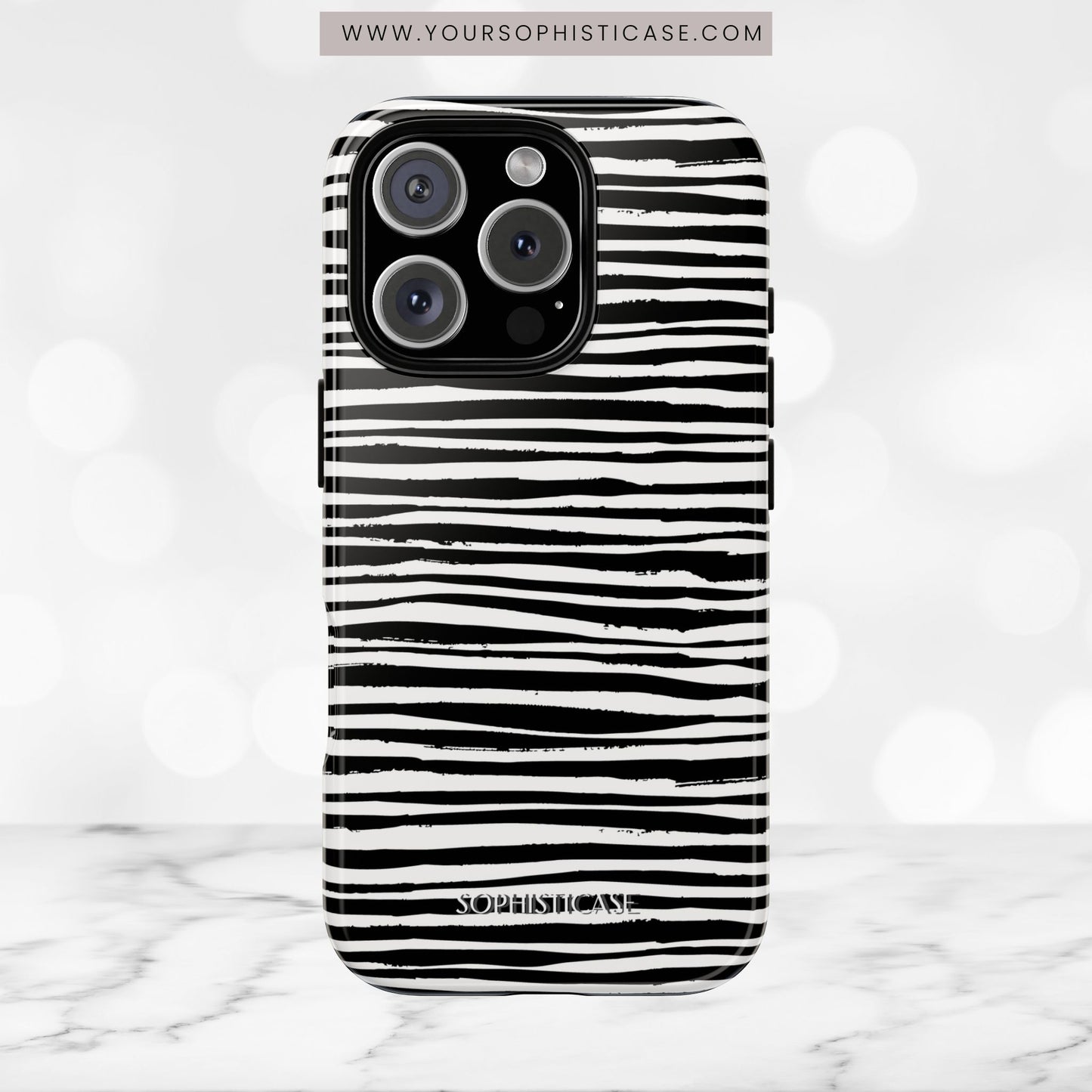 Dark Thoughts in Noir - iPhone Case, Samsung Galaxy Case, Google Pixel Case