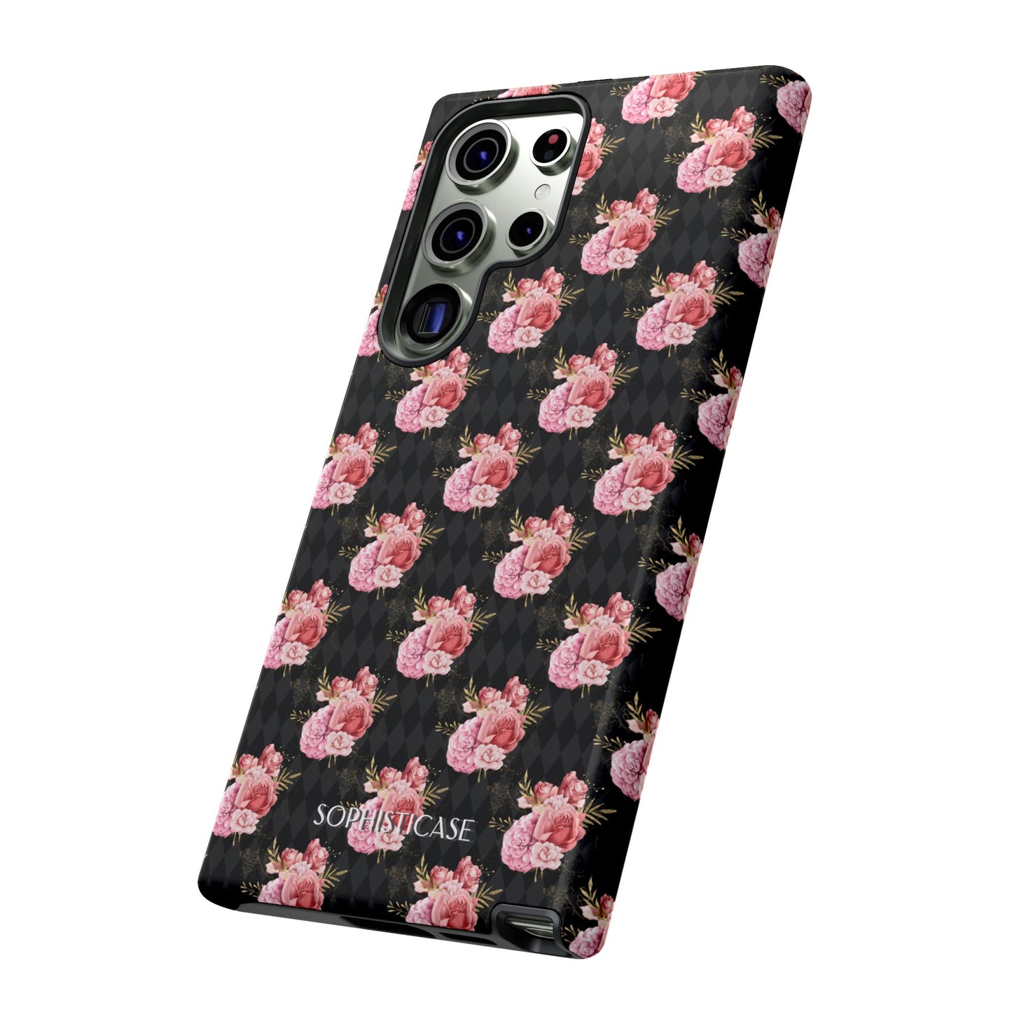 Rose Diamond Romance in Vivienne - Tough Phone Case