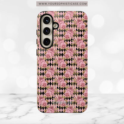 Rose Diamond Romance in Isolde - Tough Phone Case