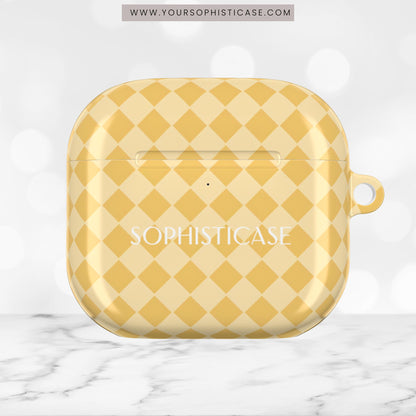 AirPod Cases - Diamond Diva in Mustard