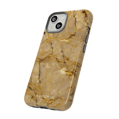 Marble Opulence in Gold - iPhone Case, Samsung Galaxy Case, Google Pixel Case