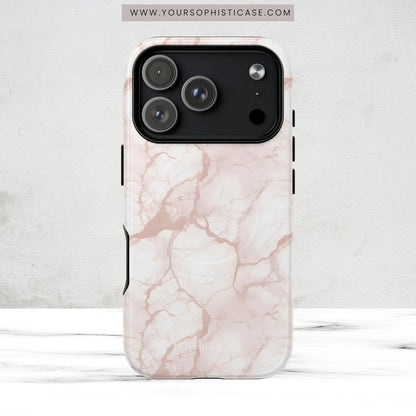 Marble Opulence in Neutral Beige - Magsafe Case