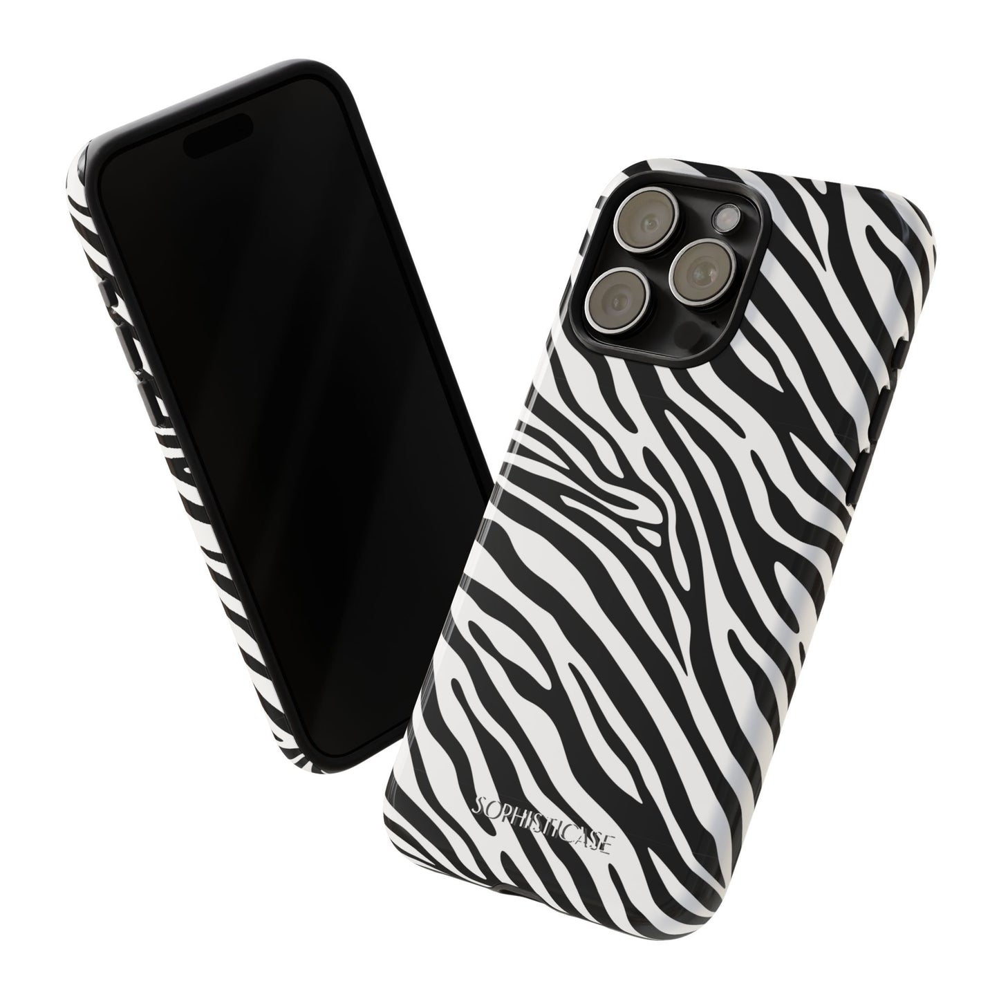 Dark Thoughts in Urban Zebra - Tough Phone Case