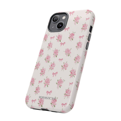 The Sweetest Thing in Coquette Roses and Bows - iPhone Case, Samsung Galaxy Case, Google Pixel Case