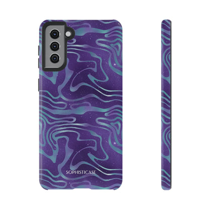Cosmic Gold in Blue & Purple - iPhone Case, Samsung Galaxy Case, Google Pixel Case