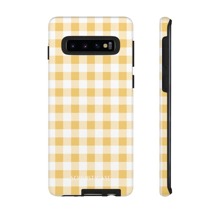 Tough Case - Gingham in Yellow