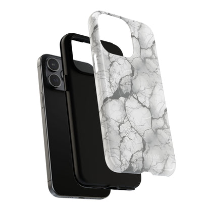 Marble Opulence in Charcoal Grey - Magsafe Case
