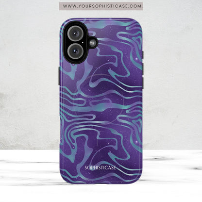 Cosmic Gold in Blue & Purple - iPhone Magsafe Case