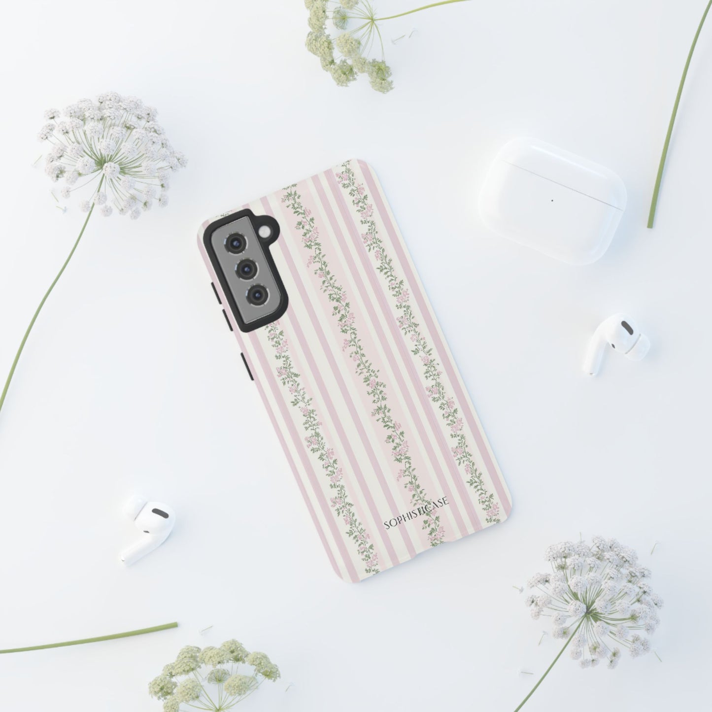 The Sweetest Thing in Coquette Rose Vine - iPhone Case, Samsung Galaxy Case, Google Pixel Case