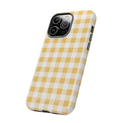 Tough Case - Gingham in Yellow