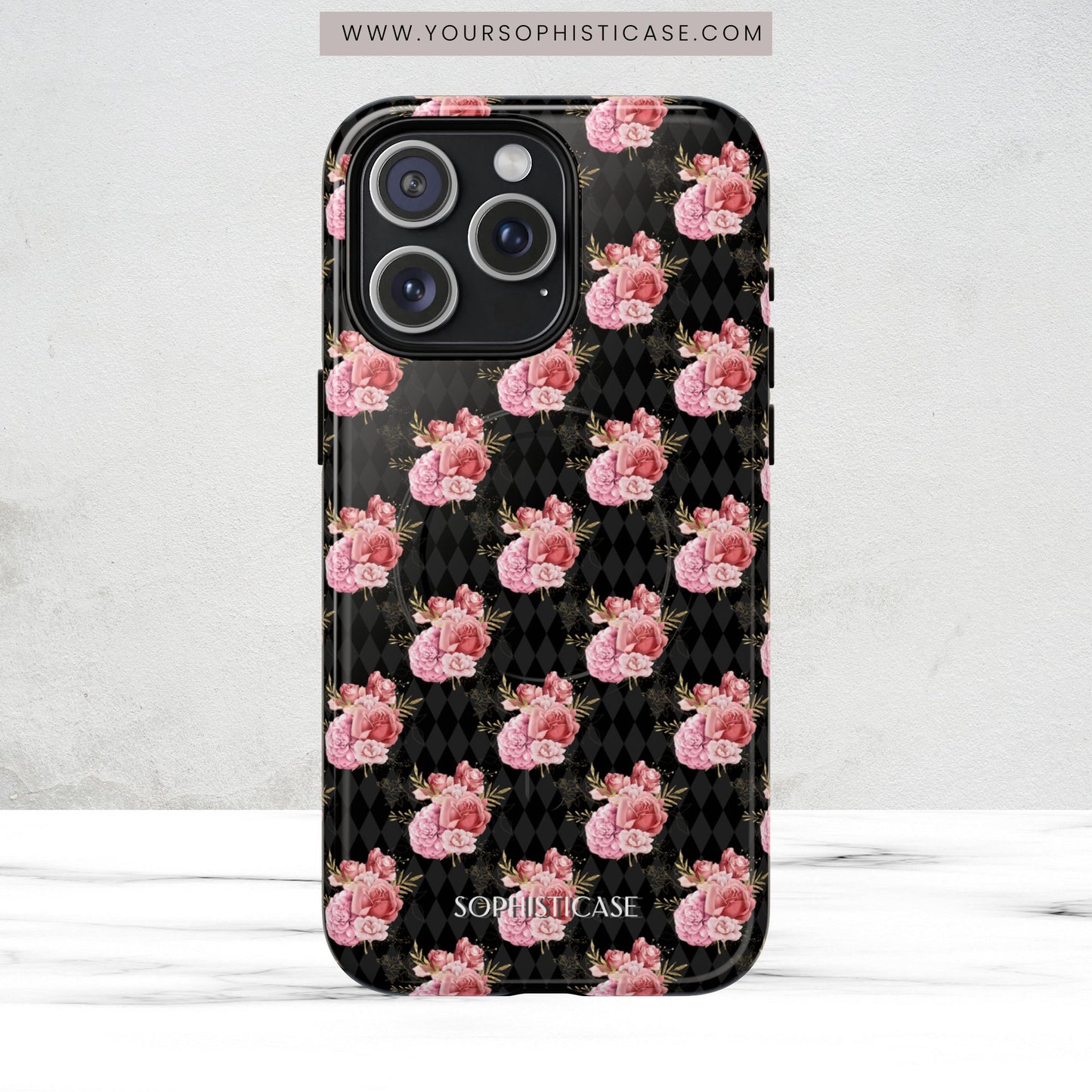 Rose Diamond Romance in Vivienne - Magsafe Case