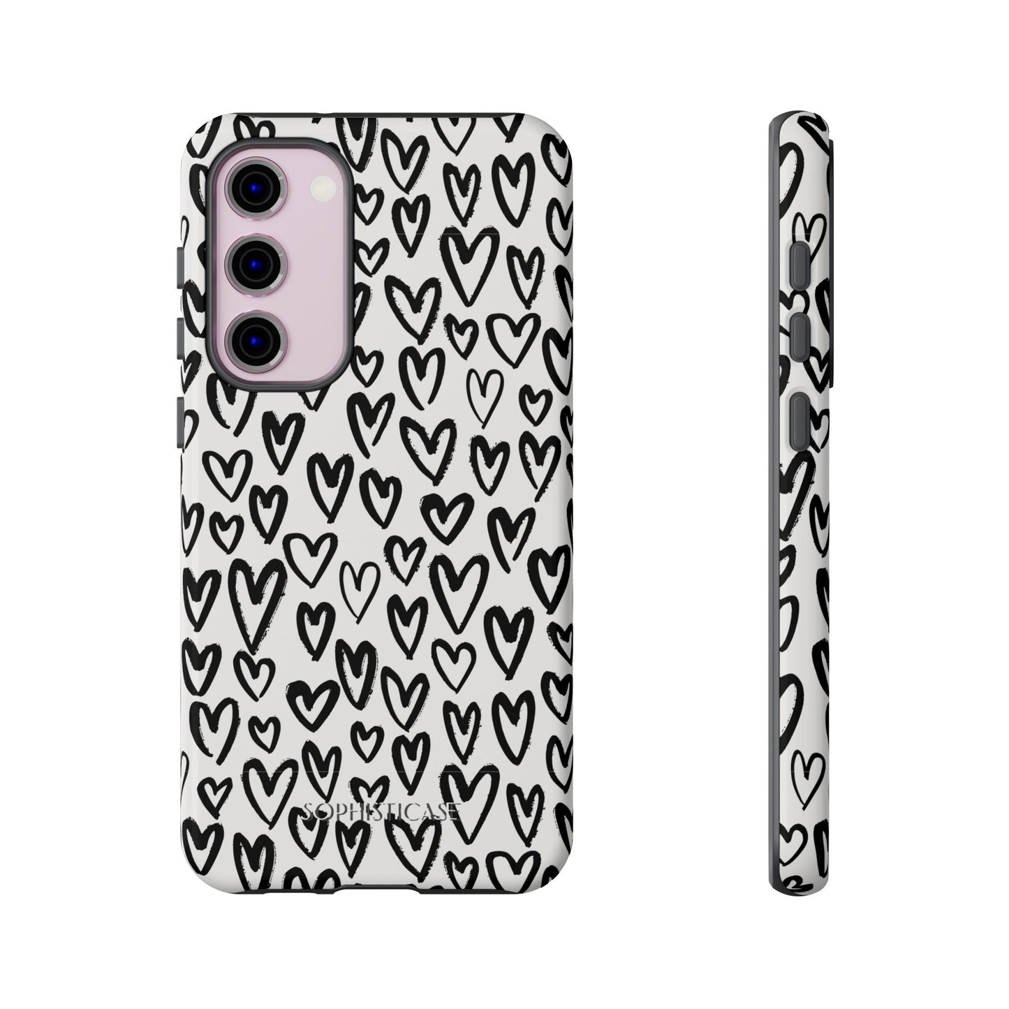 Dark Thoughts in Urban Heart - Tough Phone Case