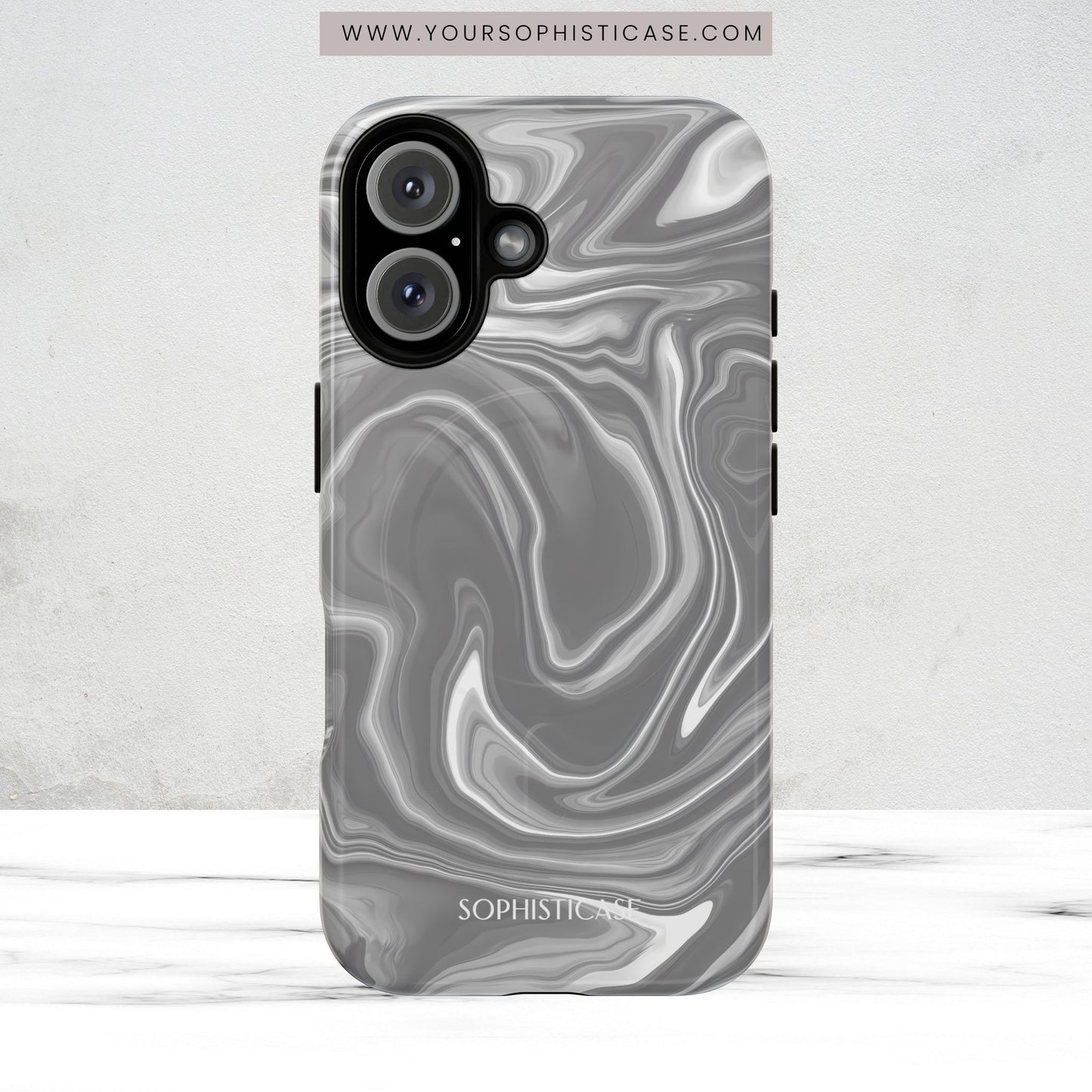 Liquid Dreams in Charcoal - Magsafe Case