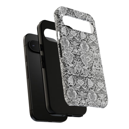 Luxe Lace in Black - iPhone Case, Samsung Galaxy Case, Google Pixel Case