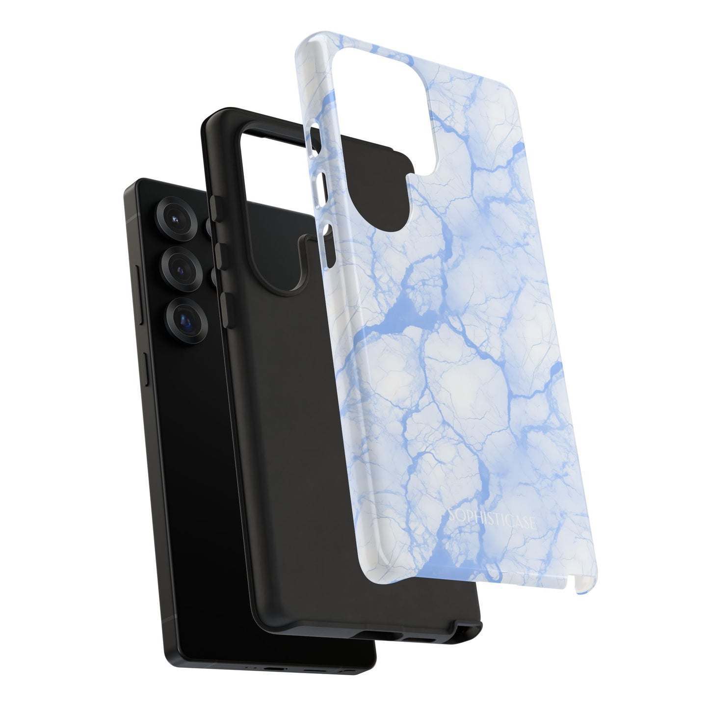 Marble Opulence in Blue - Tough Phone Case