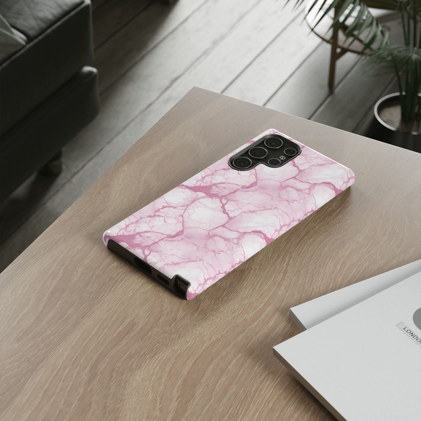 Marble Opulence in Pink - Tough Phone Case