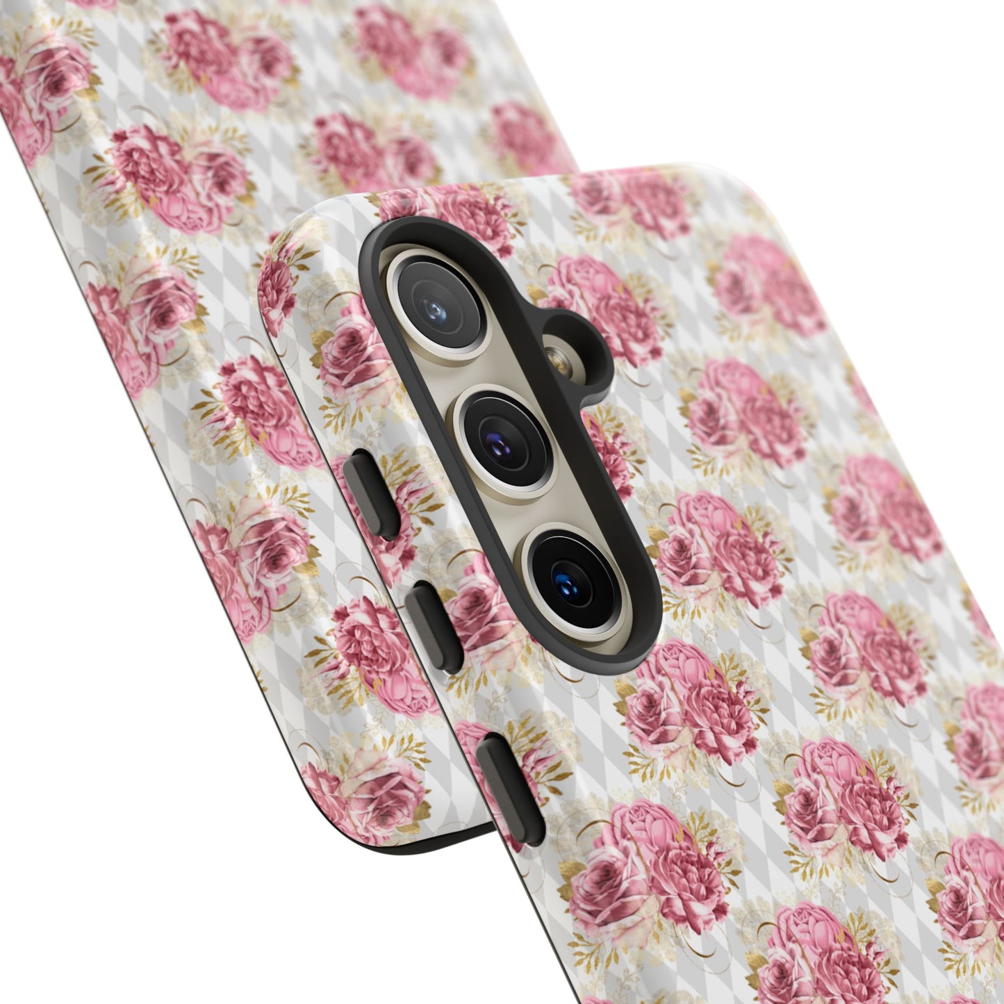 Rose Diamond Romance in Colette - Tough Phone Case