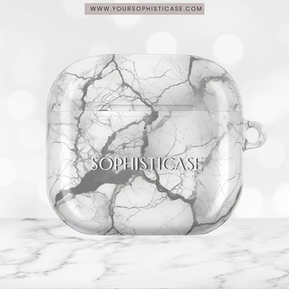AirPod Cases - Marble Opulence in Charcoal Grey