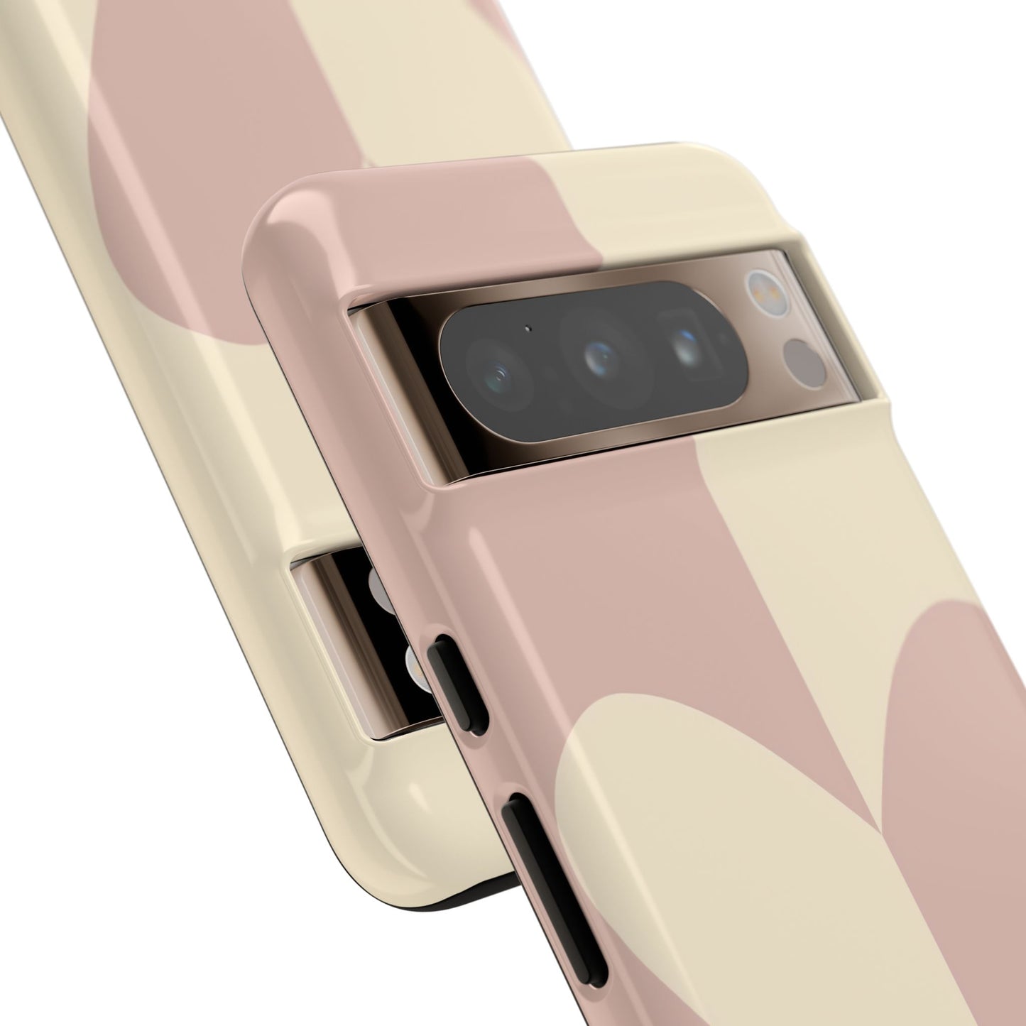 Be Mine in Brown and Beige - iPhone Case, Samsung Galaxy Case, Google Pixel Case