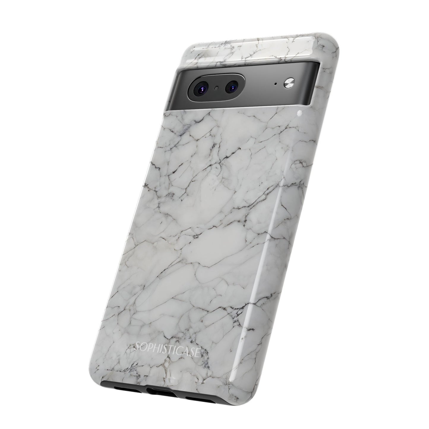 Marble Opulence in White - iPhone Case, Samsung Galaxy Case, Google Pixel Case