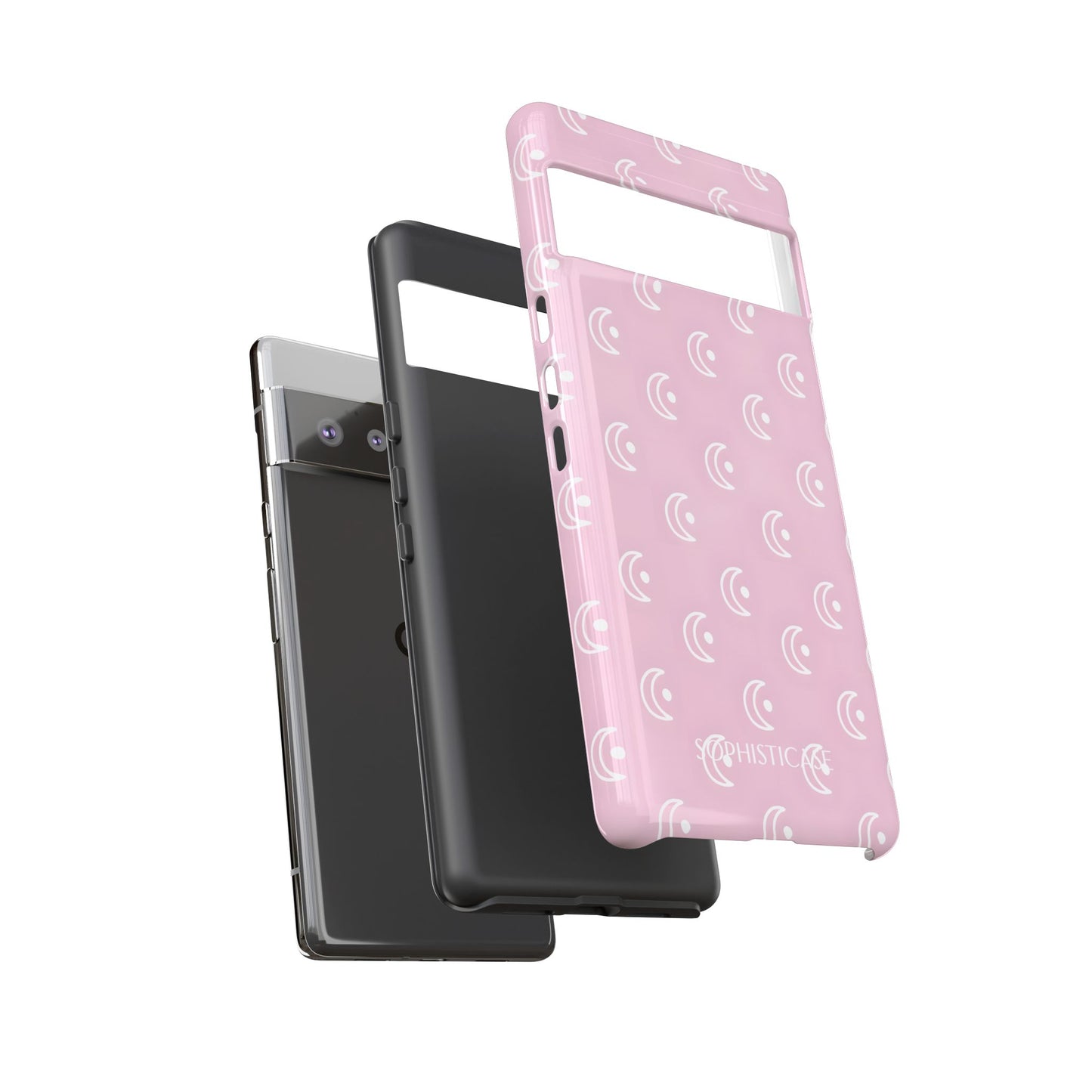 Moon Phase in Pink - Tough Phone Case for Google Pixel