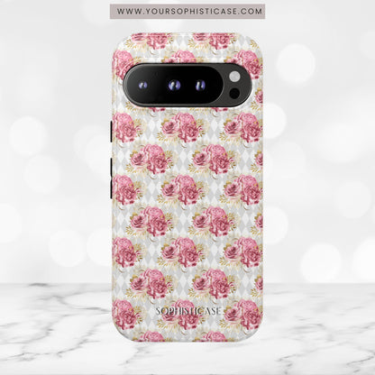 Rose Diamond Romance in Colette - Tough Phone Case