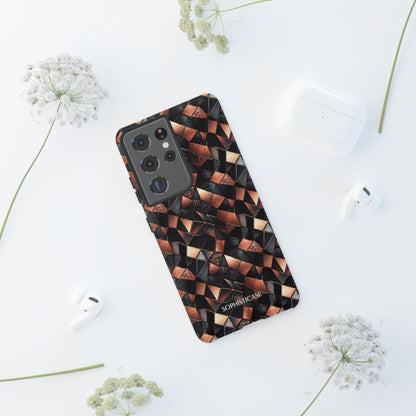 Rose' Runway in Noir Mosaic - Tough Phone Case