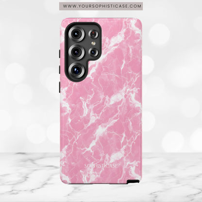Marble Crush in Pink - Tough Phone Case