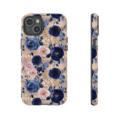 Royal Floral in Navy Blush - Tough Phone Case