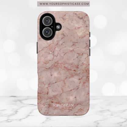Marble Opulence in Pink - iPhone Case, Samsung Galaxy Case, Google Pixel Case