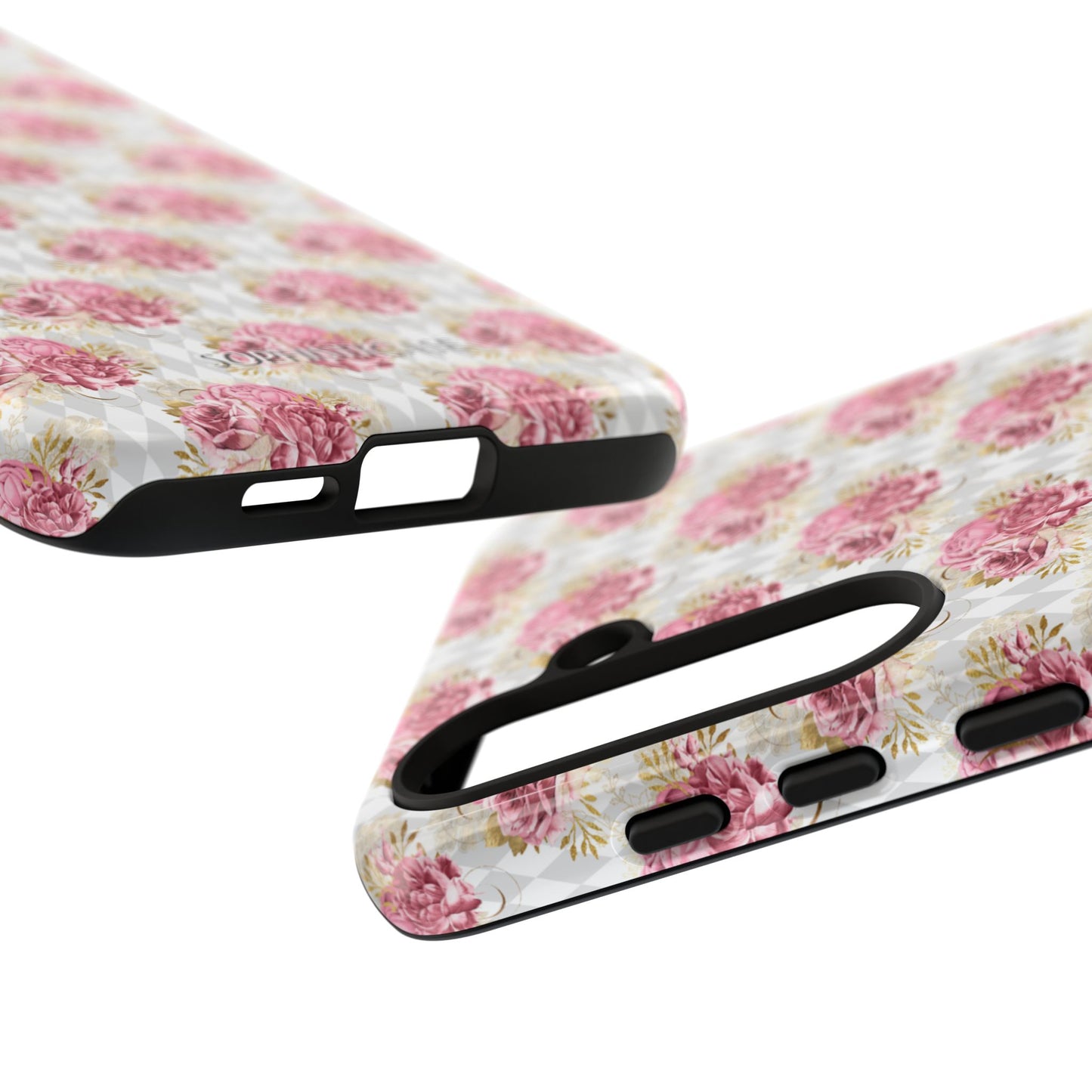 Rose Diamond Romance in Colette - Tough Phone Case