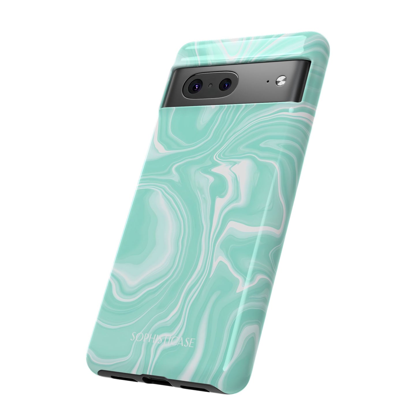 Liquid Dreams in Green - Tough Phone Case
