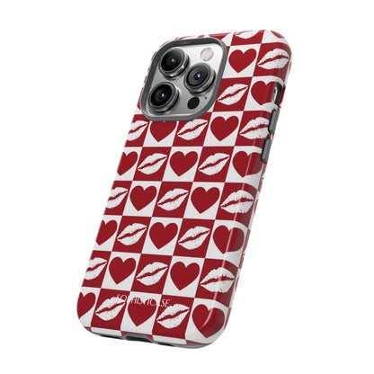 Belle Amie in Red - iPhone Case, Samsung Galaxy Case, Google Pixel Case