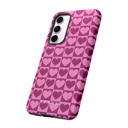 Tough Love in Purple - Tough Phone Case
