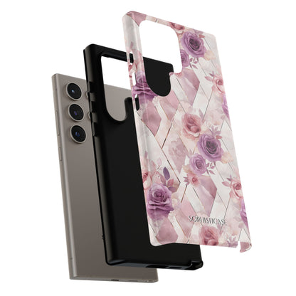 Royal Floral in Mauve Rose - Tough Phone Case