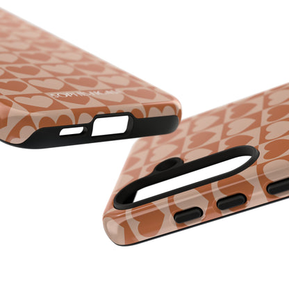 Tough Love in Brown - Tough Phone Case