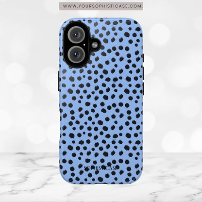 Cheetahs and Liars in Blue - iPhone Case