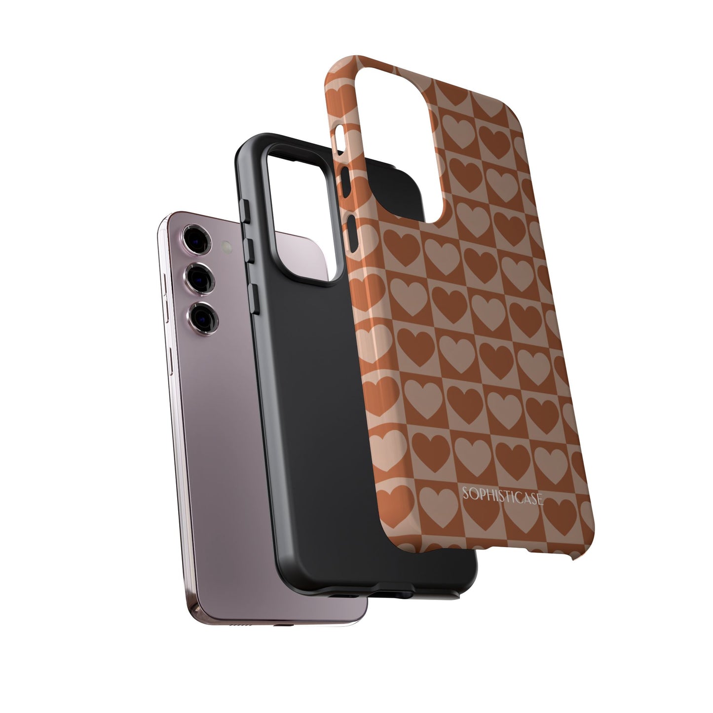 Tough Love in Brown - Tough Phone Case