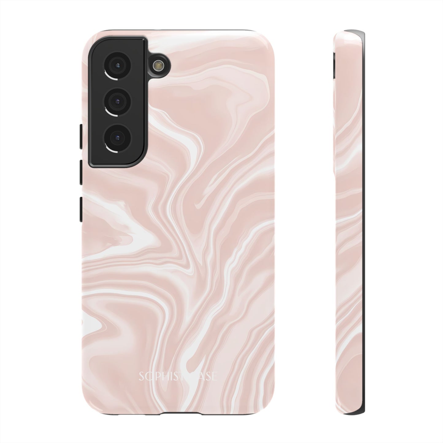Liquid Dreams in Neutral Beige - Tough Phone Case